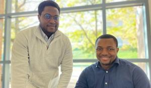 Dara Ofulue and Olu Adebayo MFE students