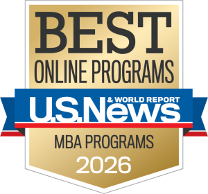 US News Best Online MBA Badge