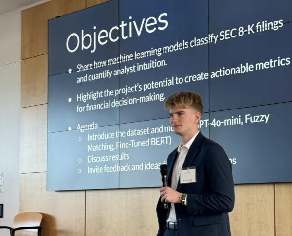 MFE quant conference presenter