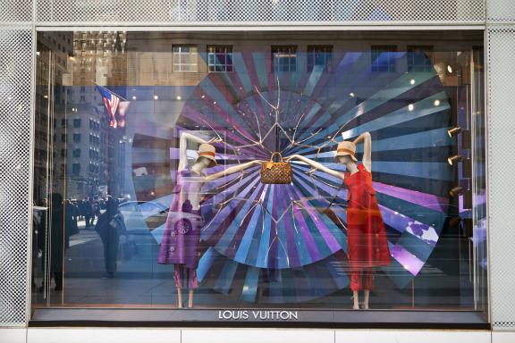 Louis Vuitton store window