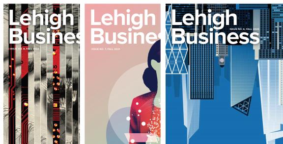 Lehigh Business magazine covers