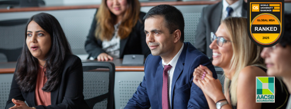 MBA students in classroom