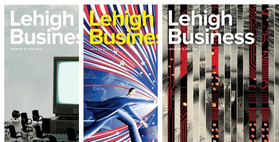 Lehigh Business magazine covers