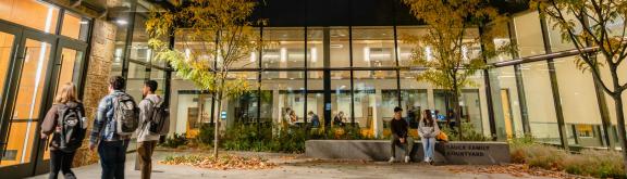 Lehigh Business Innovation Building at dusk