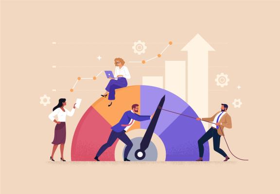 illustration of management