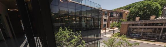 exterior shot of the building