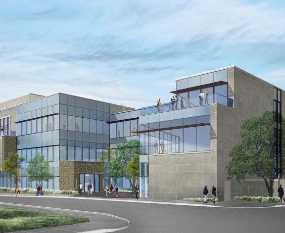 Artist rendering of what the new College of Business building will look like.