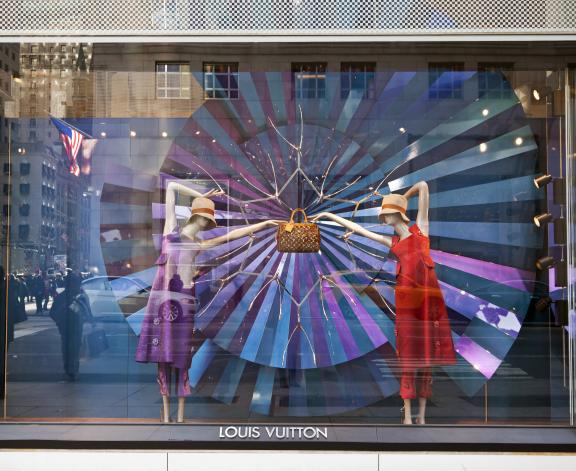 Louis Vuitton store window