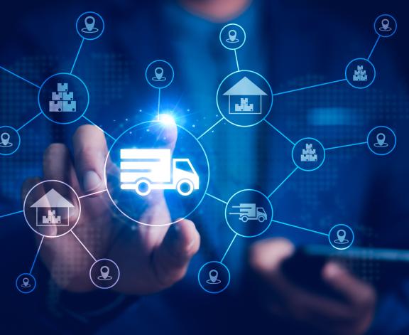 supply chain management graphic