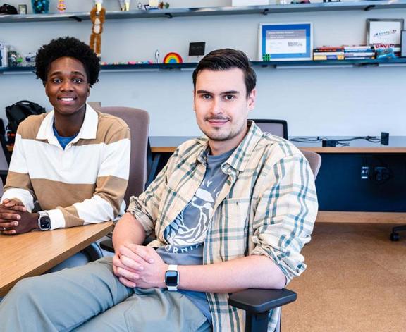 Amolegbe and Moskalenko at Lehigh University
