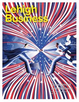 Lehigh Business magazine fall 2023 cover image