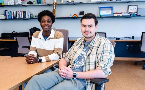 Amolegbe and Moskalenko at Lehigh University